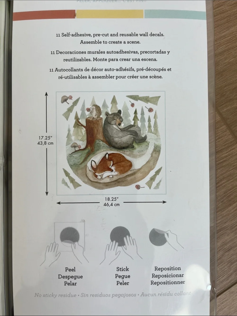 RoomMates Woodland Fox & Fawn Wall Decals - Brown, Green